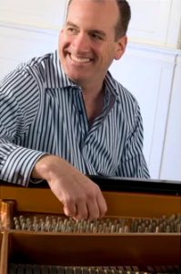Brian Moll, performer in A Newport Songbook. Photo: Susan Wilson.