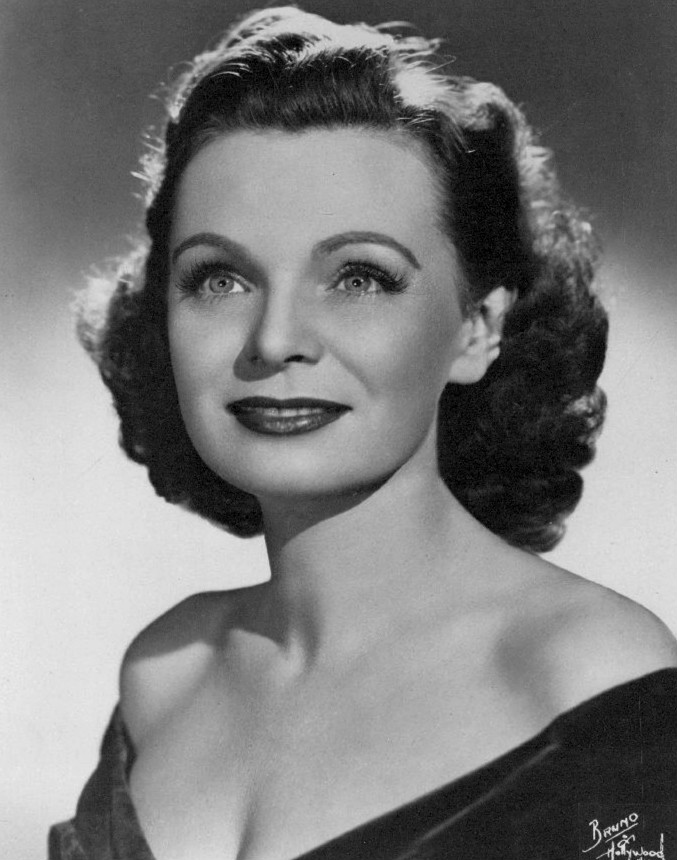 Studio portrait of Jane Pickens, singer, actress, and painter. Photo: Bruno of Hollywood.